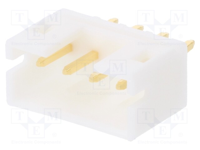 Socket; wire-board; male; PH; 2mm; PIN: 4; THT; 100V; 2A; gold-plated