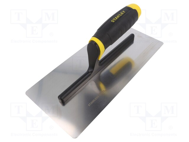 Finishing trowel; L: 280mm; W: 130mm; Mat: stainless steel