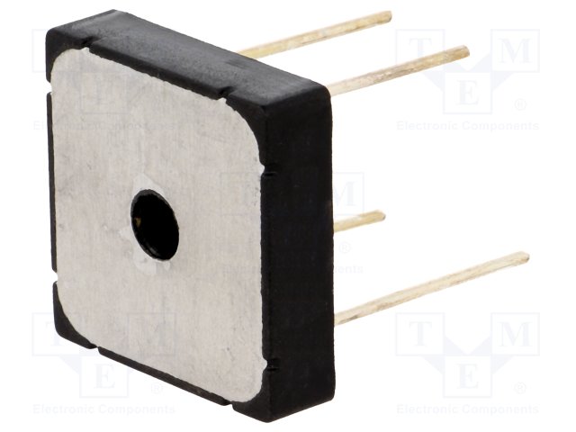 Single-phase bridge rectifier; Urmax: 200V; If: 25A; Ifsm: 270A