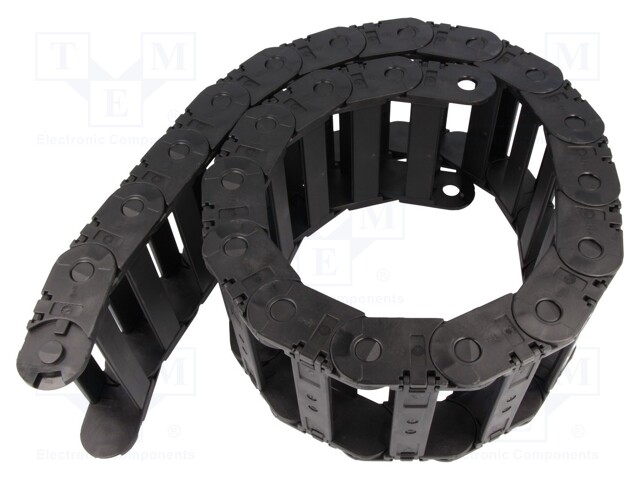 Cable chain; Series: 2500; Bend.rad: 250mm; L: 1012mm