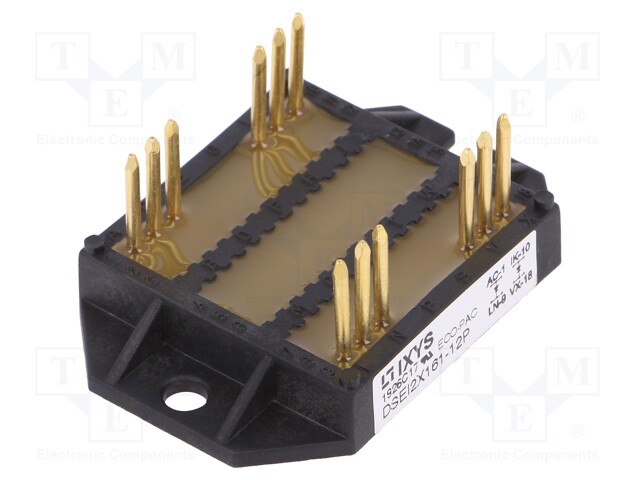 Module: diode; double independent; 1.2kV; If: 2x128A; ECO-PAC 2