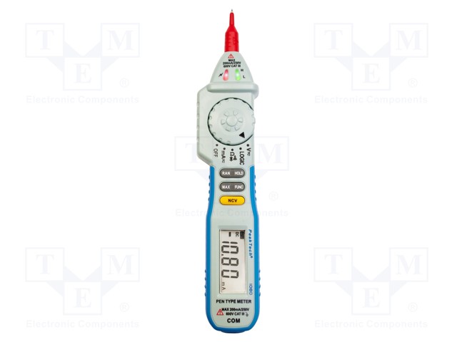 Digital multimeter; LCD 3,5 digit (1999); I DC: 20m/200mA