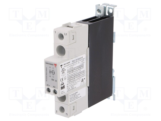 Relay: solid state; Ucntrl: 4÷32VDC; 25A; 42÷600VAC; DIN,panel