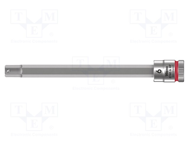 Key; Hex-Plus hexagon keys,socket spanner; HEX 6mm; 1/4"; 100mm