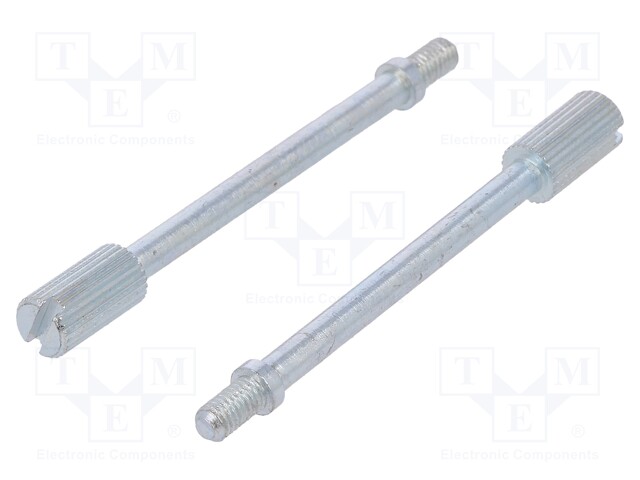 Screw for D-Sub connectors; M3; Thread len: 5.2mm