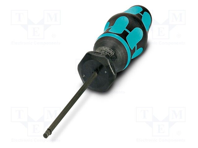 Screwdriver; Allen hex key; dynamometric; HEX 4mm; max.2Nm