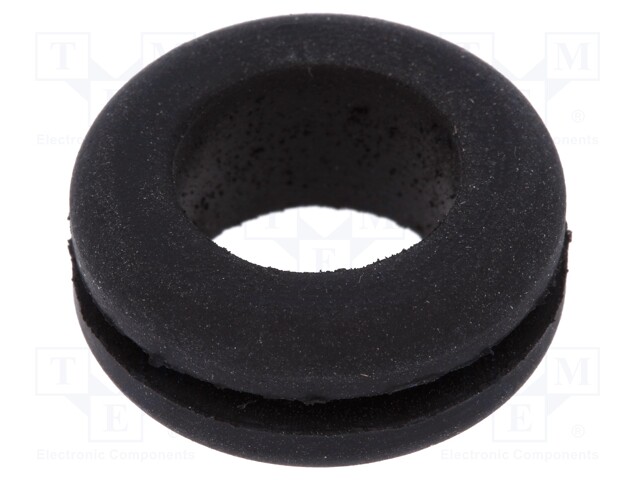 Grommet; Ømount.hole: 14mm; Øhole: 11mm; caoutchouc; -30÷90°C