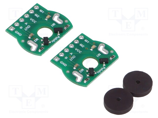 Sensor: Hall; Pcs: 2; encoders,magnet; 2.7÷18VDC; soldered