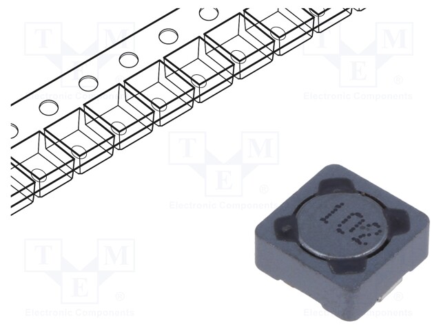 Inductor: wire; SMD; 1mH; 160mA; 9.44Ω; 7.3x7.3x3.4mm; ±20%