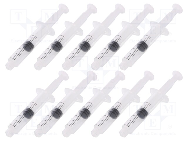 Syringe; 5ml; Colour: transparent; Luer Lock; Mat: polypropylene