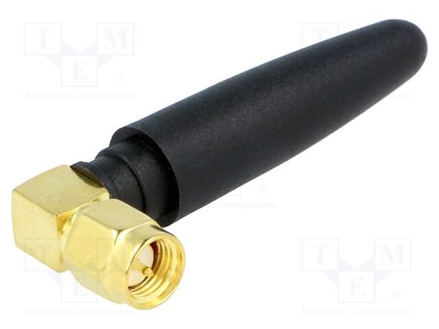 Antenna; GSM; 2dBi; linear; Mounting: twist-on,angular; 50Ω