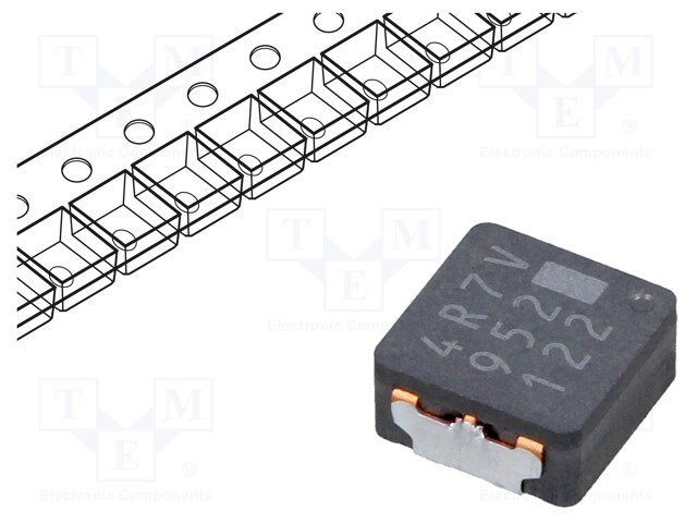 Inductor: wire; SMD; 4.7uH; 4.6A; 29mΩ; 6.4x6x3mm; ±20%; -55÷155°C