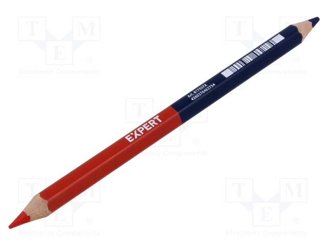 Pencil; red-blue