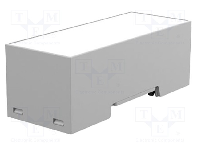 Enclosure: for DIN rail mounting; Y: 90mm; X: 36.1mm; Z: 32mm; grey