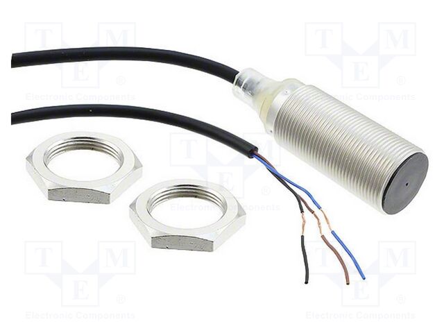 Sensor: inductive; OUT: NPN / NO; 0÷8mm; 10÷30VDC; M18; IP67; brass