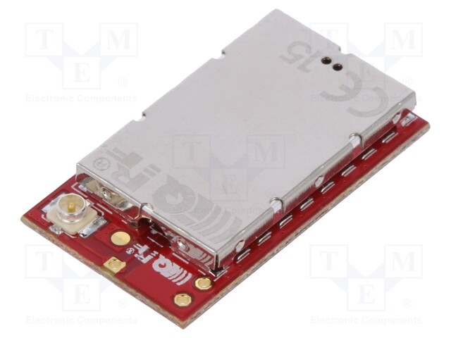 Module: RF; GFSK; 868MHz; ADC,GPIO,PWM,SPI; -104dBm; Mounting: SMD