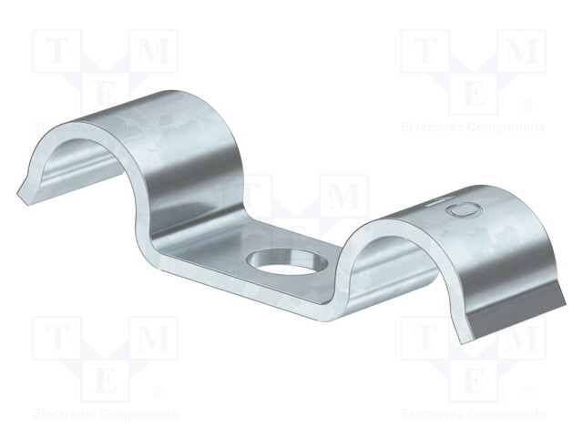 Screw mounted clamp; ØBundle : 16mm; Ømount.hole: 6mm; W: 14mm