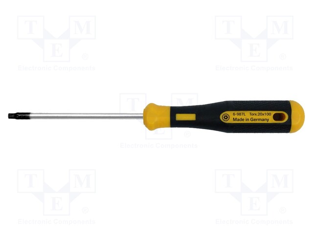 Screwdriver; Torx® with protection; T20H; POWERline