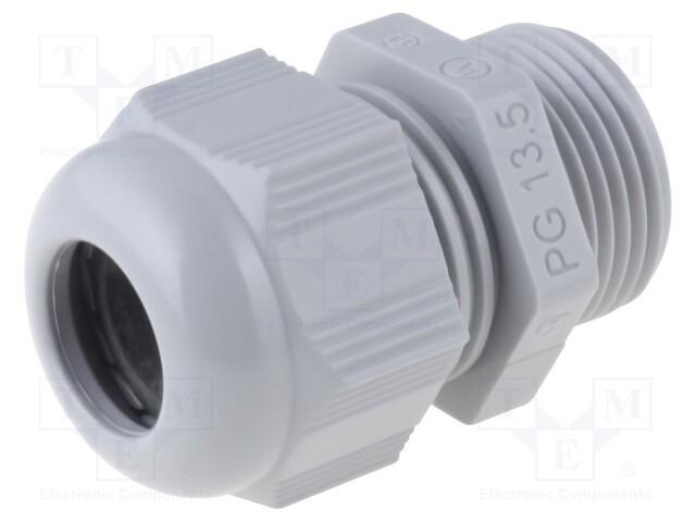 Cable gland; PG21; IP68; Mat: polyamide; dark grey