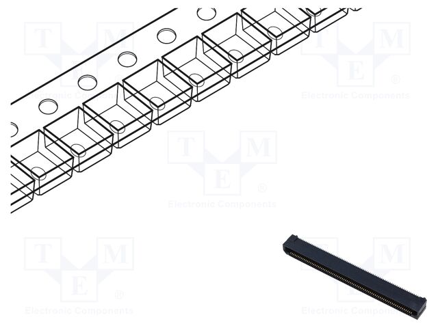 Connector: PCB to PCB; female; PIN: 150; 0.8mm; ERF8; gold-plated