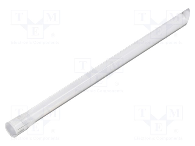 Fibre for LED; round; Ø3.2mm; Front: flat; angular