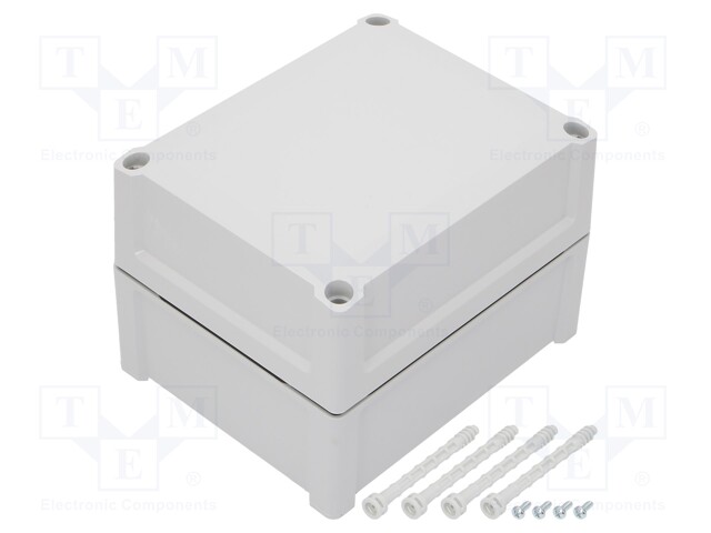Enclosure: multipurpose; X: 163mm; Y: 201mm; Z: 138mm; TEMPO; ABS