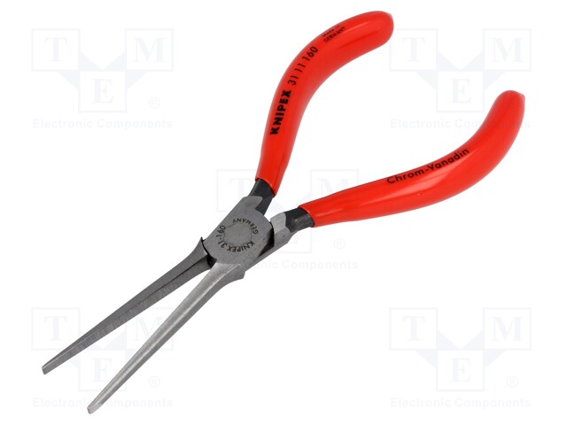 Pliers; half-rounded nose,elongated; Pliers len: 160mm