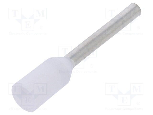 Bootlace ferrule; insulated; copper; Insulation: polypropylene