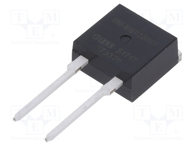Diode: rectifying; THT; 2.2kV; 30A; tube; Ifsm: 370A; TO262AA