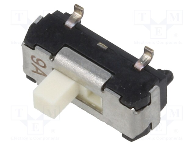 Switch: slide; Pos: 2; SPDT; 0.2A/12VDC; ON-ON; Mounting: SMT