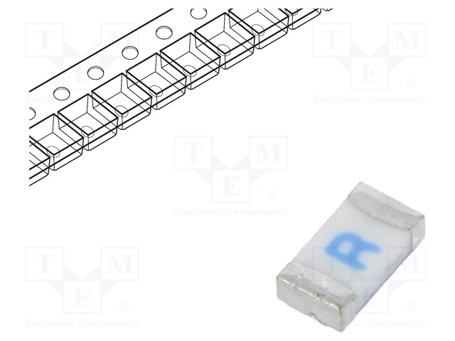 Fuse: fuse; quick blow; 3.5A; SMD; ceramic; Case: 1206; 440