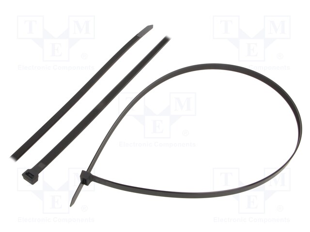 Cable tie; L: 890mm; W: 12.5mm; polyamide; 1112N; black; Ømax: 254mm