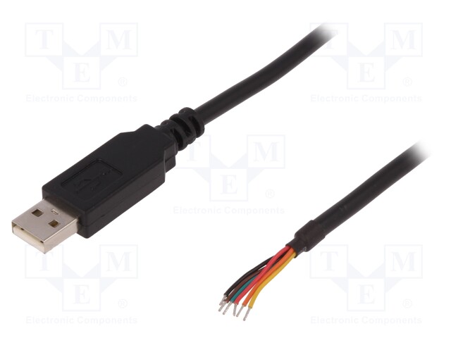 Module: cable integrated; USB; USB A; V: lead; UI/O: 3,3 V