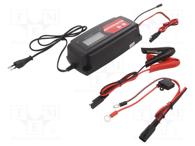 Charger: for rechargeable batteries;For Charging AGM, Sealed, VRLA, Calcium batteries.