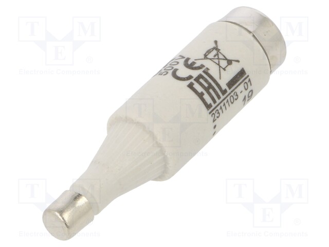 Fuse: fuse; quick blow; 6A; 500VAC; 500VDC; ceramic; DI; D