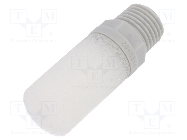 Sound suppression silencer; R 1/4"; outside; 10bar; 30dB; plastic