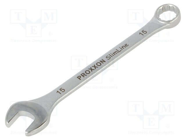 Wrench; combination spanner; 15mm