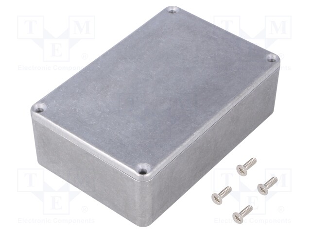 Enclosure: multipurpose; X: 77mm; Y: 116mm; Z: 38mm; 1590; aluminium