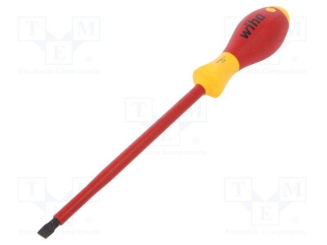 Screwdriver; insulated; slot; 8,0x1,6mm; Blade length: 175mm