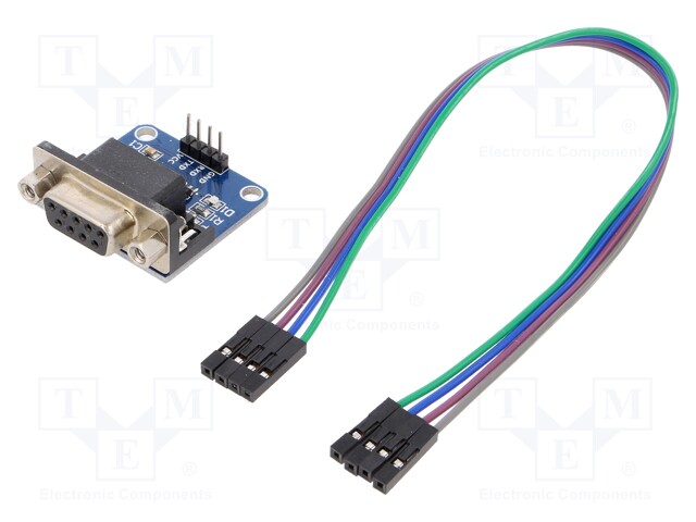 Module: converter; RS232/TTL; 3.3÷5VDC; MAX3232; 30x20mm