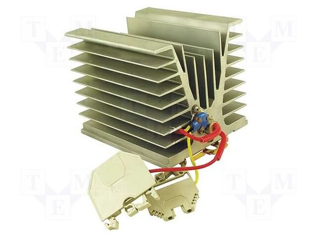 Radiator heater; 250W; 85°C; 230V; DIN EN50022 35mm; 115x95x100mm