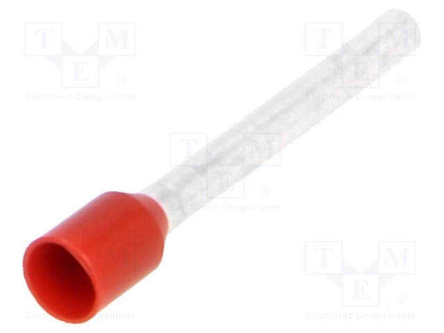 Bootlace ferrule; insulated; copper; Insulation: polypropylene