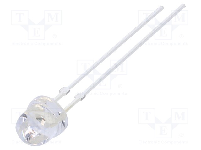 LED; 4.9mm; yellow; 2180÷3000mcd; 60°; 30mA; 2.1÷2.4V; Front: flat