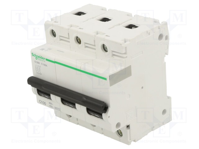 Circuit breaker; 230/400VAC; Inom: 100A; Poles: 3; DIN; Charact: C