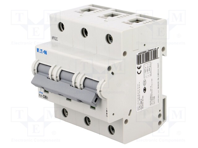 Circuit breaker; 400VAC; Inom: 80A; Poles: 3; DIN; Charact: C; 20kA