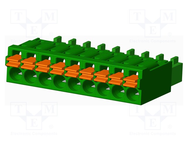 Connector: pluggable terminal block; plug; female; straight; 5.5A