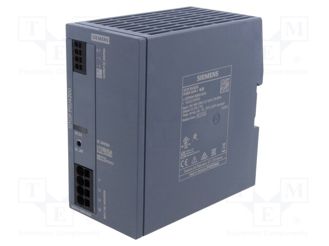 Power supply: switched-mode; for DIN rail; 240W; 24VDC; 10A; IP20