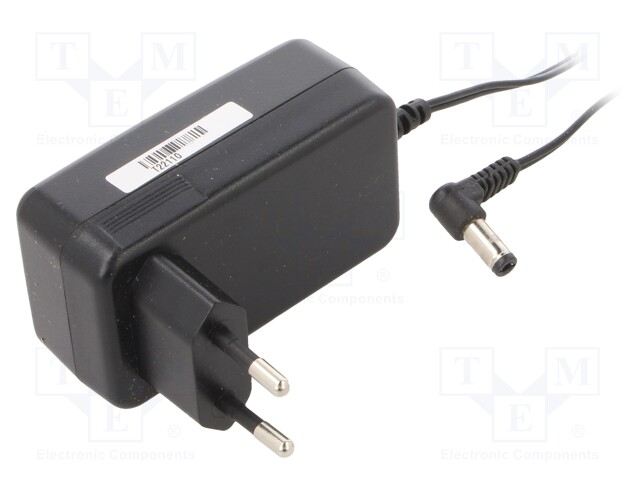 Power supply: switched-mode; constant voltage; 12VDC; 2A; 24W