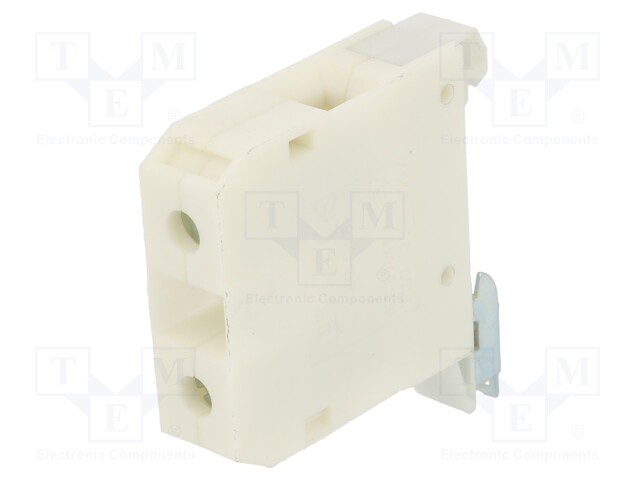 Splice terminal: rail; 4÷25mm2; ways: 1; terminals: 2; white; TS35