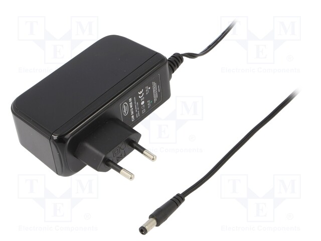 Power supply: switched-mode; 12VDC; 3A; Out: 5,5/2,5; 36W; Plug: EU